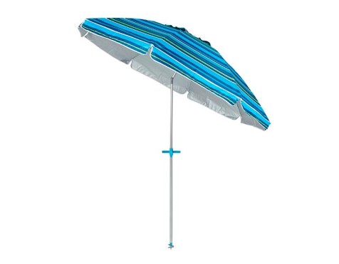 Para-Sol De Platja Blau A Ratlles