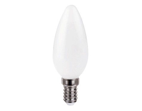 Bombilla Led Opal Filamentos Vela Garza Luz Fría