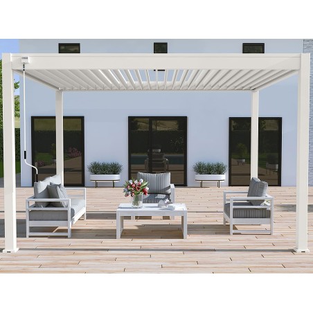 Pérgola Bioclimática 3X4 Blanca