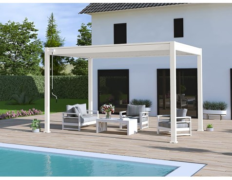 Pérgola Bioclimática 3X4 Blanca