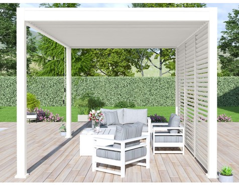 Pérgola Bioclimática 3X4 Blanca