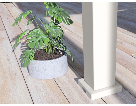 Pérgola Bioclimática 3X4 Blanca