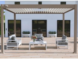 Pèrgola Bioclimàtica 3X4 Talp/Blanc