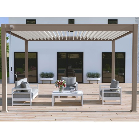 Pèrgola Bioclimàtica 3X4 Talp/Blanc