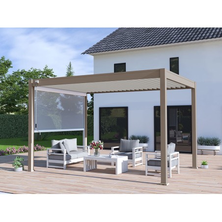 Pèrgola Bioclimàtica 3X4 Talp/Blanc