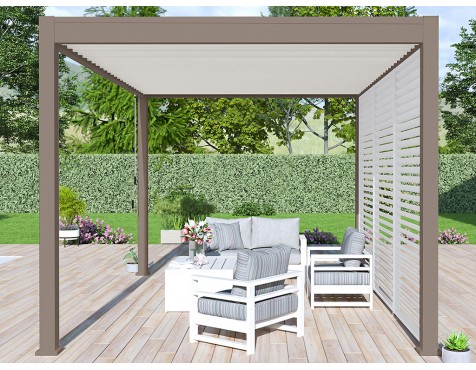Pèrgola Bioclimàtica 3X4 Talp/Blanc