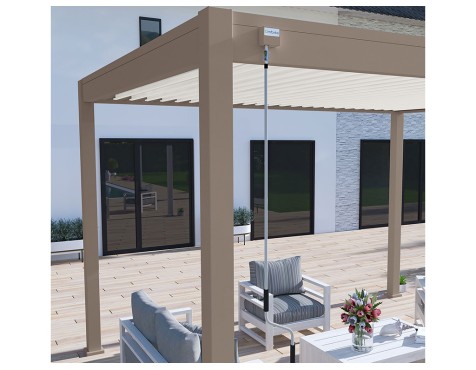 Pèrgola Bioclimàtica 3X4 Talp/Blanc