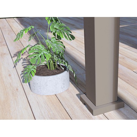 Pèrgola Bioclimàtica 3X4 Talp/Blanc
