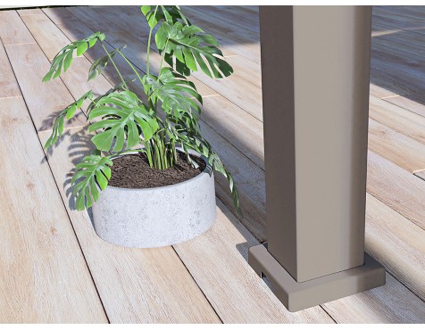 Pèrgola Bioclimàtica 3X4 Talp/Blanc
