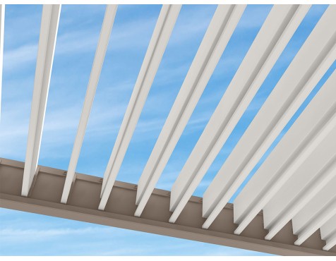 Pèrgola Bioclimàtica 3X4 Talp/Blanc