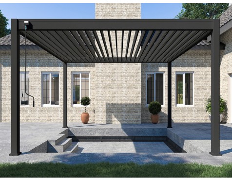 Pérgola Bioclimática 4X4 Antracita