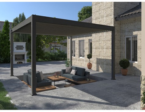 Pérgola Bioclimática 4X4 Antracita