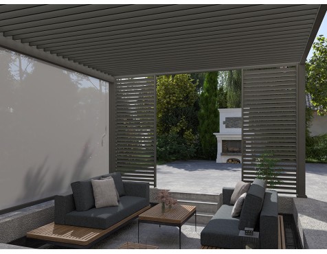Pérgola Bioclimática 4X4 Antracita