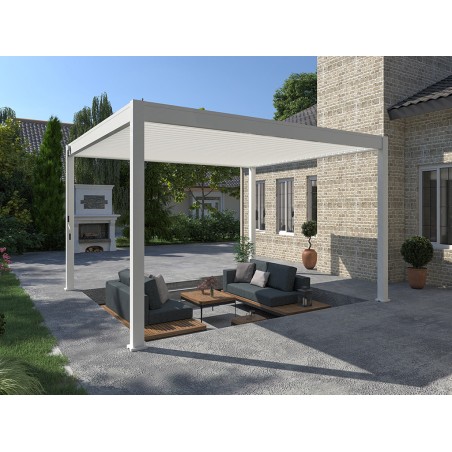 Pérgola Bioclimática 4X4 Blanca