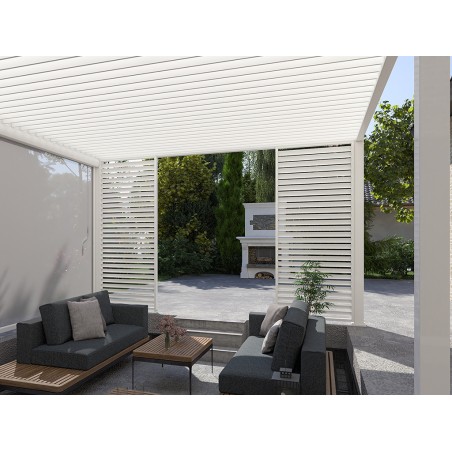 Pérgola Bioclimática 4X4 Blanca