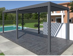 Pérgola Bioclimática 3X6 Antracita