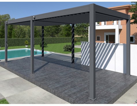Pérgola Bioclimática 3X6 Antracita