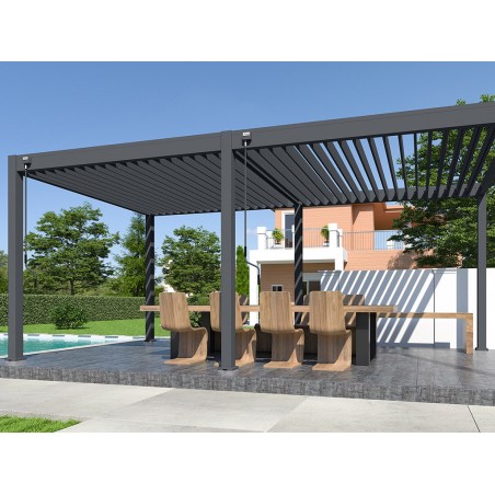 Pérgola Bioclimática 3X6 Antracita
