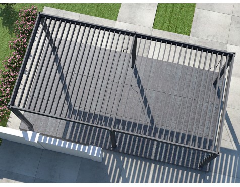 Pérgola Bioclimática 3X6 Antracita
