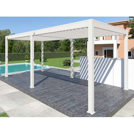 Pérgola Bioclimática 3X6 Blanca