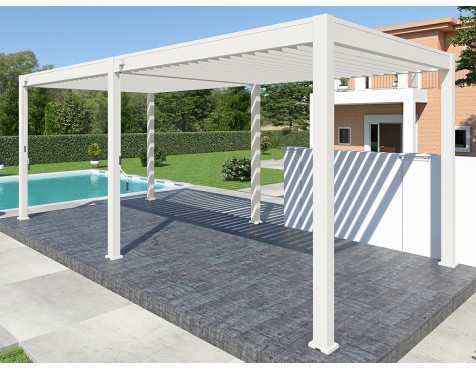 Pèrgola Bioclimàtica 3X6 Blanc