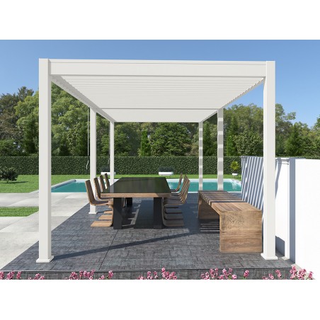Pèrgola Bioclimàtica 3X6 Blanc