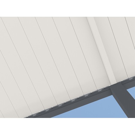 Pérgola Bioclimática 3X6 Antracita/Blanca