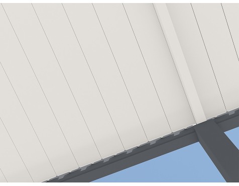 Pérgola Bioclimática 3X6 Antracita/Blanca
