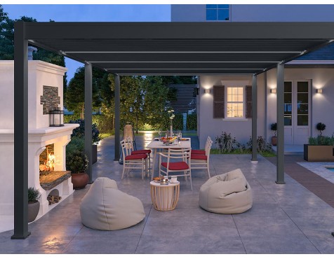 Pérgola Bioclimática 4X6 Antracita