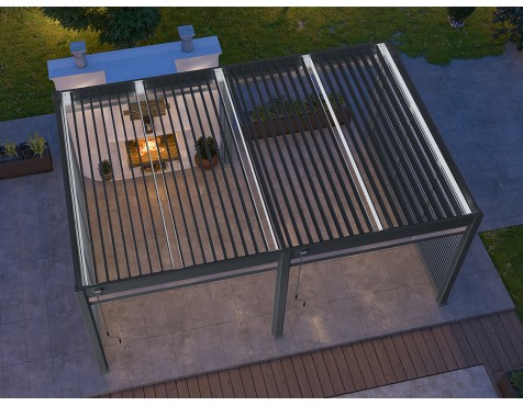 Pérgola Bioclimática 4X6 Antracita