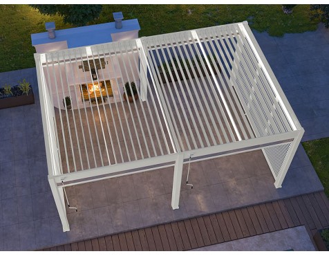 Pérgola Bioclimática 4X6 Blanca