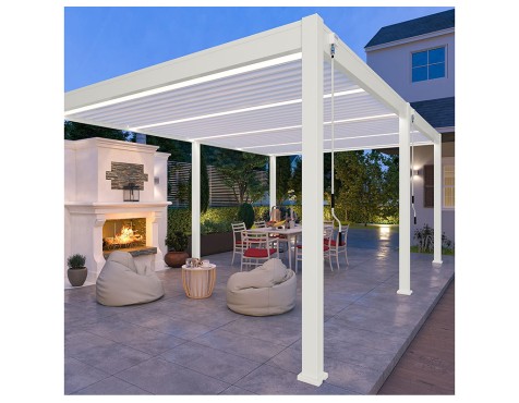 Pérgola Bioclimática 4X6 Blanca