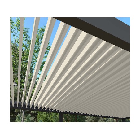 Pèrgola Bioclimàtica 4X8 Antracita/Blanc