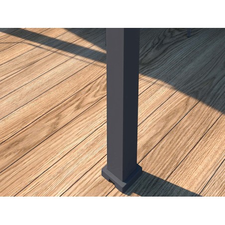 Pèrgola Bioclimàtica 4X8 Antracita/Blanc