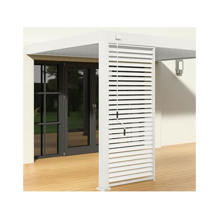 Pérgola Bioclimática Adosada 3X4 Blanca