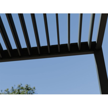 Pérgola Bioclimática Con Motor 3X4 Iluminación Led