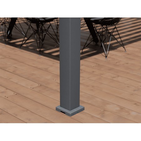 Pérgola Bioclimática Con Motor 3X4 Iluminación Led