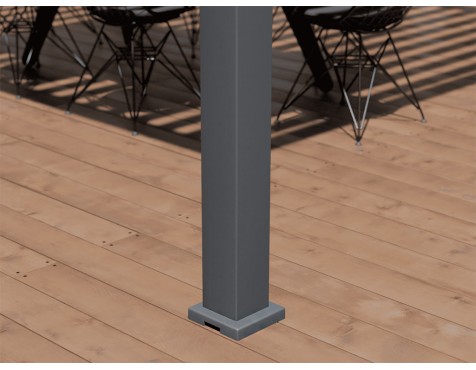Pérgola Bioclimática Con Motor 3X4 Iluminación Led