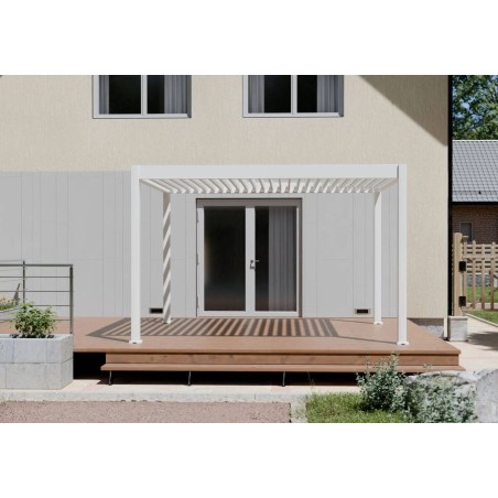 Pérgola Bioclimática Con Motor 3X4 Iluminación Led