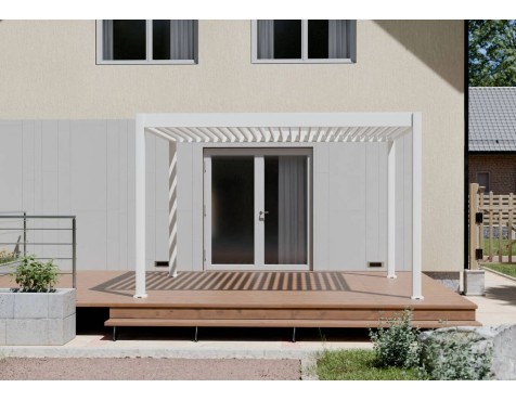 Pérgola Bioclimática Con Motor 3X4 Iluminación Led