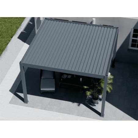 Pérgola Bioclimática Con Motor 4X4 Iluminación Led