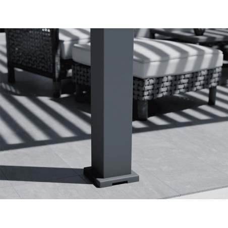 Pérgola Bioclimática Con Motor 4X4 Iluminación Led