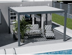 Pérgola Bioclimática Con Motor 4X4 Iluminación Led