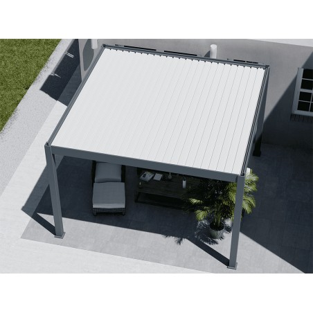 Pérgola Bioclimática Con Motor 4X4 Iluminación Led