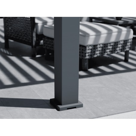 Pérgola Bioclimática Con Motor 4X4 Iluminación Led