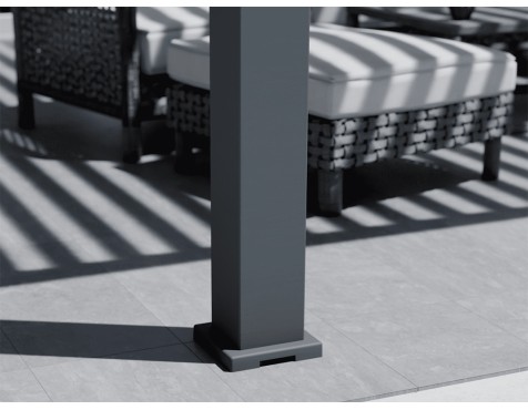 Pérgola Bioclimática Con Motor 4X4 Iluminación Led