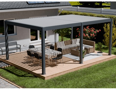 Pèrgola Bioclimàtica A/Motor 4X6 Il·Luminació Led