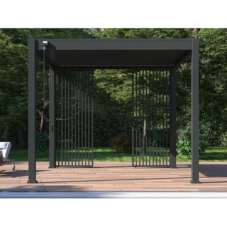 Panell Lames Verticals Antracita Lateral 3mt