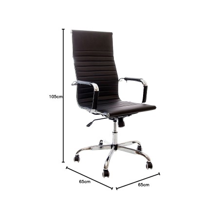 Silla Escritorio Giratoria Tilma Negra
