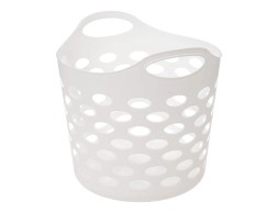 Cesto Ropa Sucia Flexible Blanco